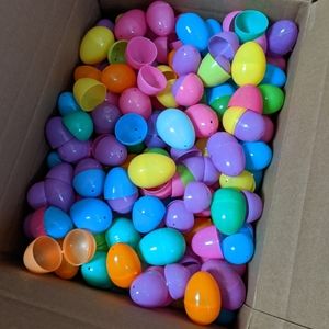 190+ plastic Easter eggs